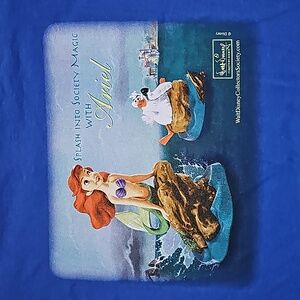 Walt Disney Collectors Society Little Mermaid Graphic Tshirt New Hard to Find